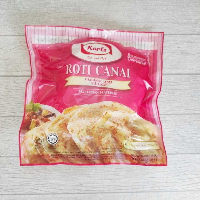 

InstanTanyadulu- Karts Roti Canai Original 10pcs Vegetarian Beku