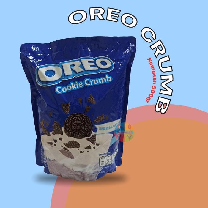 

InstanTanyadulu- OREO CRUMB / REMAHAN OREO / TOPPING OREO CRUMBS / REMAHAN OREO 500G