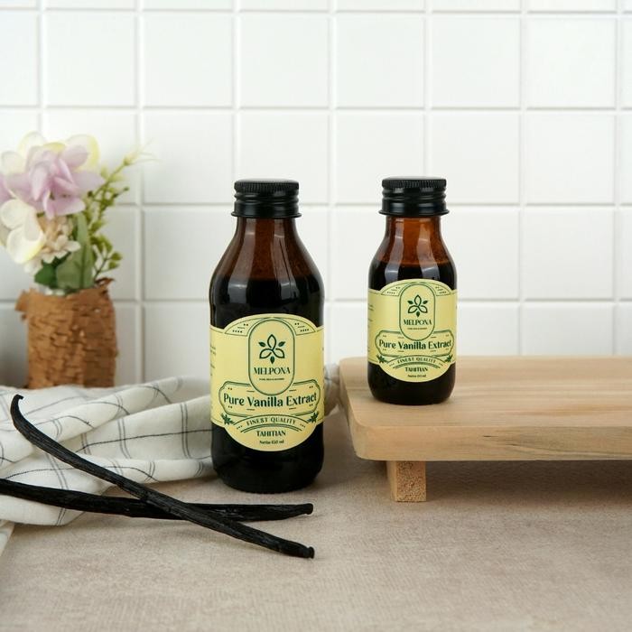 

InstanTanyadulu- Melpona Pure Vanilla Extract Tahitian Ekstrak Vanili Murni 60 ml 60ml