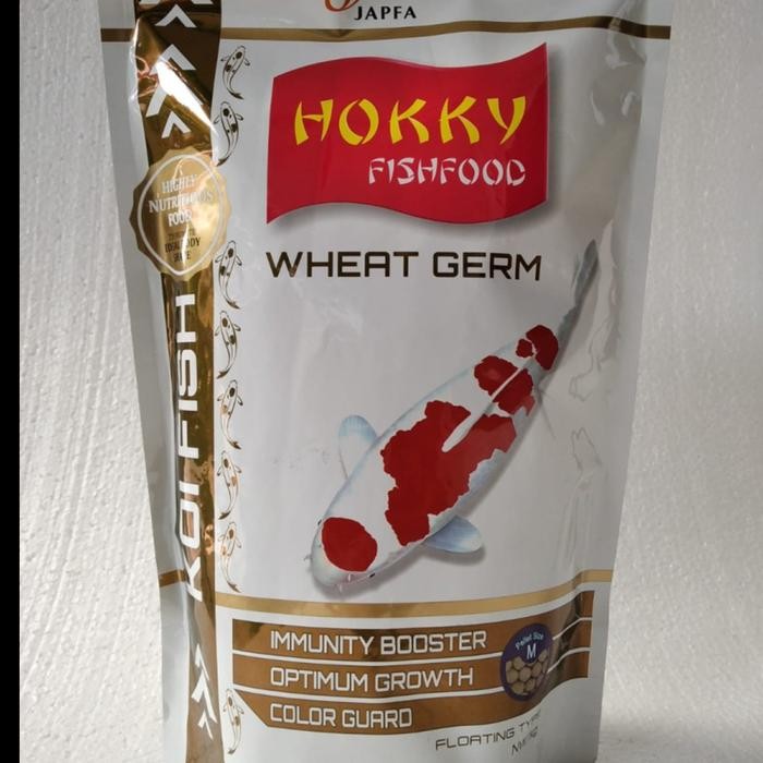 Makanan Ikan Koi Hokky Wheat Germ 1Kg 1 Kg Pakan Pelet Ikan Koi Fish F