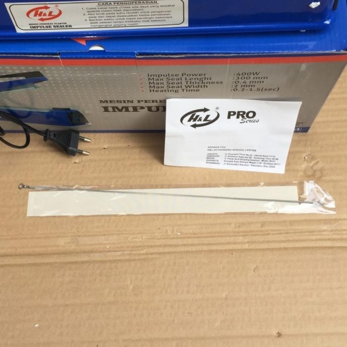 Kenanganpawon Hl Mesin Press Plastik Hnl H&L Impulse Sealer 30 Cm Body Plastik 30Cm