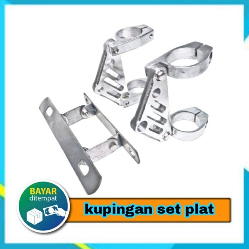 KUPINGAN LAMPU CINCIN BREKET LAMPU PESEK SET PANGKON PLAT NOMOR