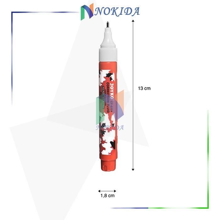 

ID NOKIDA TIP X PEN FLUID JOYKO CF-S224 / BALLPOINT PULPEN CORRECTION TAPE EX CAIR