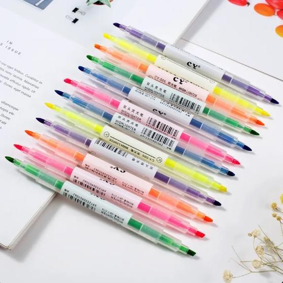 

ID HIGHLIGHTER STABILO DUAL TIP WARNA WARNI PASTEL ISI 6 PCS