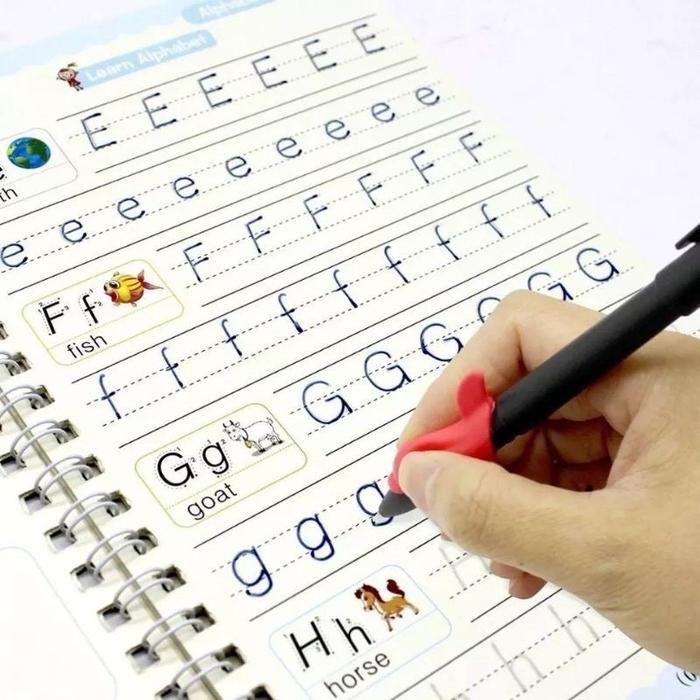 

ID SANK MAGIC PRACTICE BOOK 1 SET ISI 4 BUKU + PULPEN TIPE UK STATIONERY