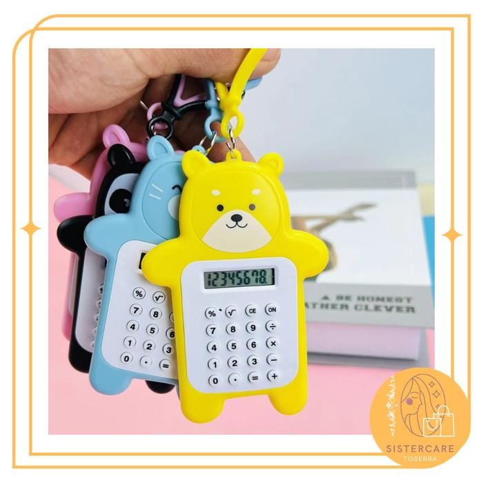 

ID SISTERCARE MINI CALCULATOR 8 DIGIT KARAKTER LUCU KALKULATOR ANAK SEKOLAH KALKULATOR MINI ALAT