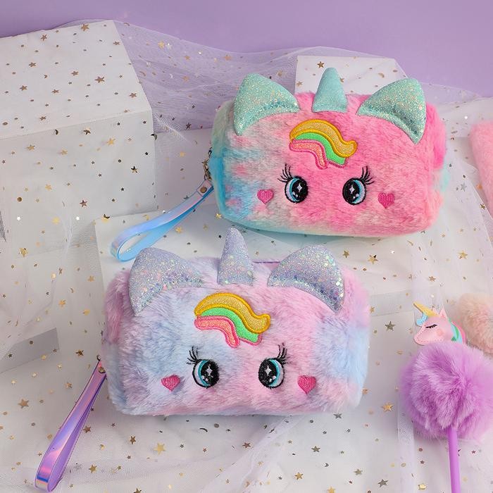 

ID KOTAK PENSIL POUCH MAKE UP UNICORN WADAH AKSESORIS ALAT TULIS UNICORN ALAT RIAS TEMPAT PENCIL