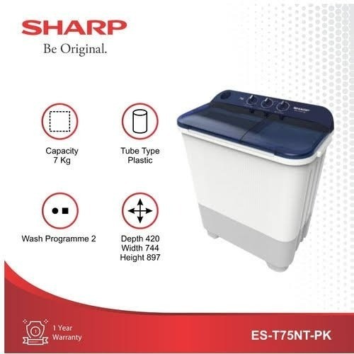 Mesin cuci 6Kg EST65NT / 7Kg EST75NT Puremagic Lowatt
