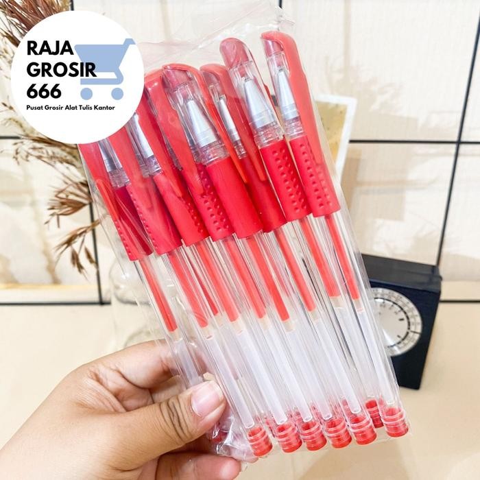 

ID PULPEN PEN PENA AIAI MIMI 1 LUSIN MERAH STATIONERY