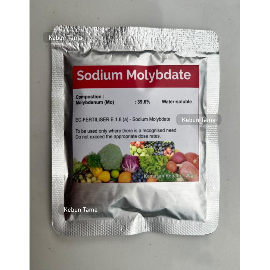 Thinkerbelllll Sodium Molybdate / Natrium Molybdate Hidroponik Pupuk Mikro 20 Gram