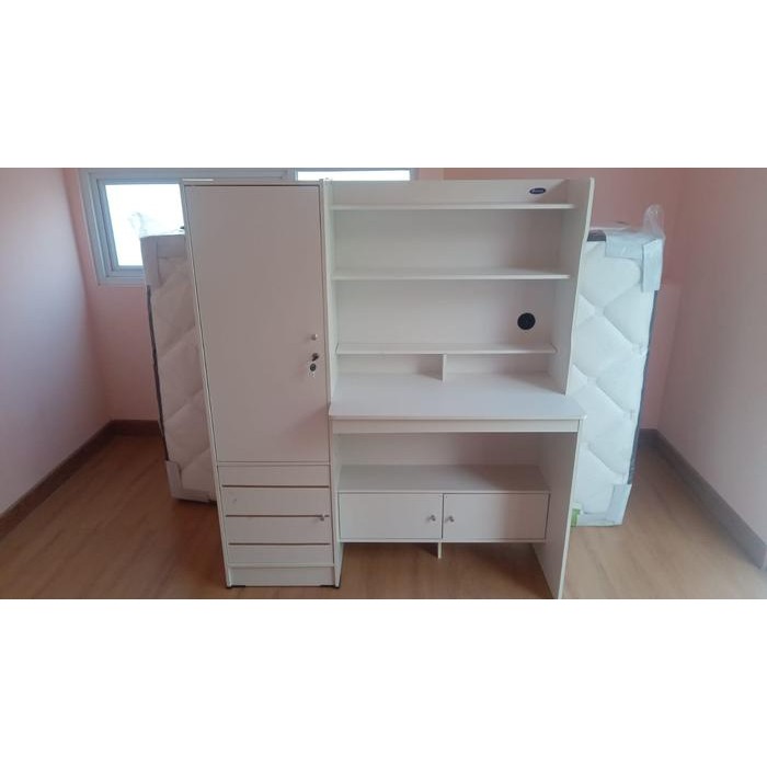 LEMARI BUKU SERBAGUNA / MEJA BELAJAR MINIMALIS / DROP ONLY