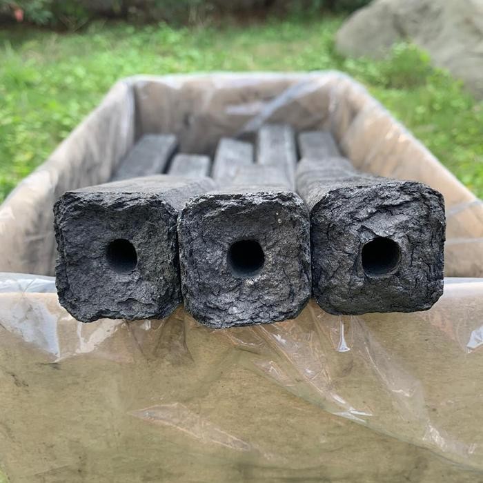 ARANG BRIKET SAWDUST CHARCOAL BBQ SERBUK KAYU SQUARE KOTAK