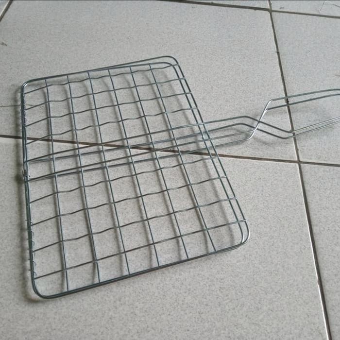 JEPIT BAKAR BAKARAN STAINLESS PANGGANG PANGGANGAN IKAN KECIL