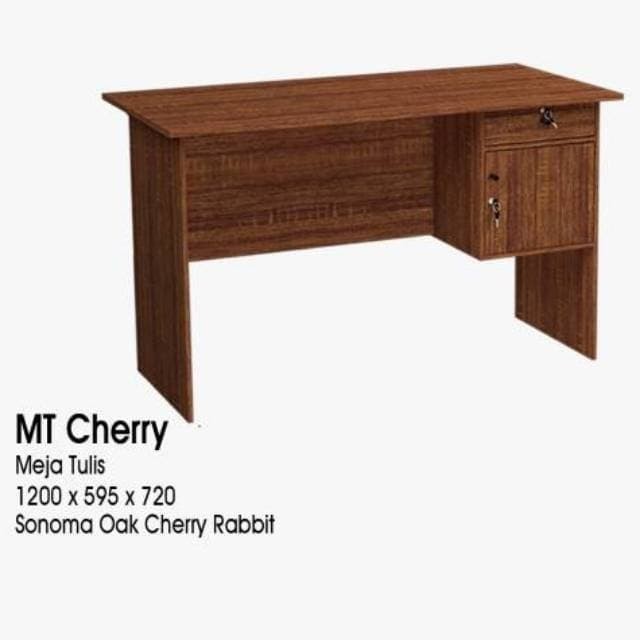 meja kerja / Kantor / belajar / kasir GSTAR 60 X 120 cm - Mt Brown