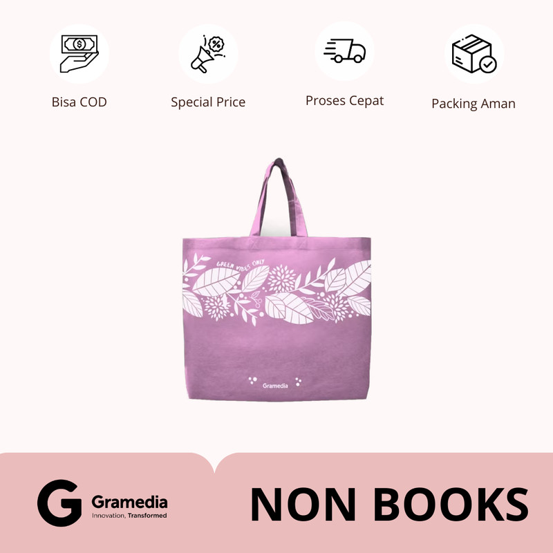 

Gramedia Tas Go Green Jumbo 19 - Warna dan Motif Random