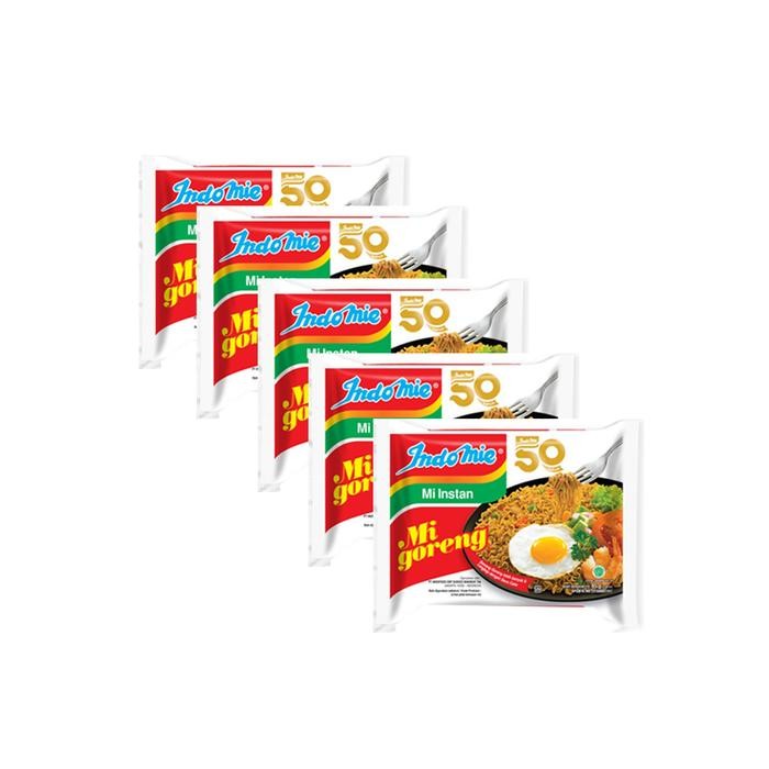 

INDOMIE GORENG / MIE GORENG INSTAN 5 PCS (1 BANDED)