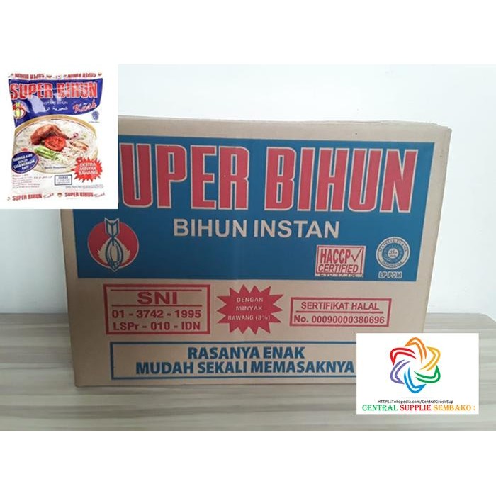 

SUPER BIHUN KUAH INSTAN [70GR /30 PCS /1 KARTON ]