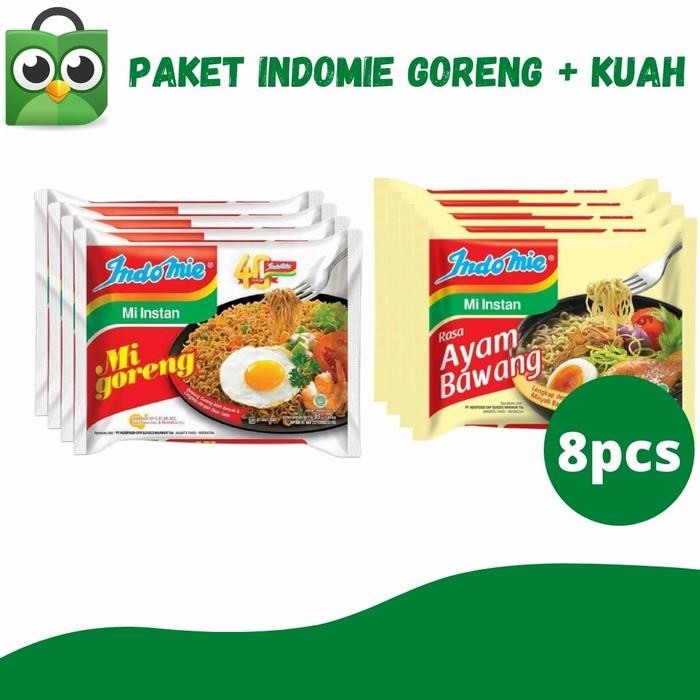 

PAKET INDOMIE GORENG + INDOMIE KUAH 8 PCS