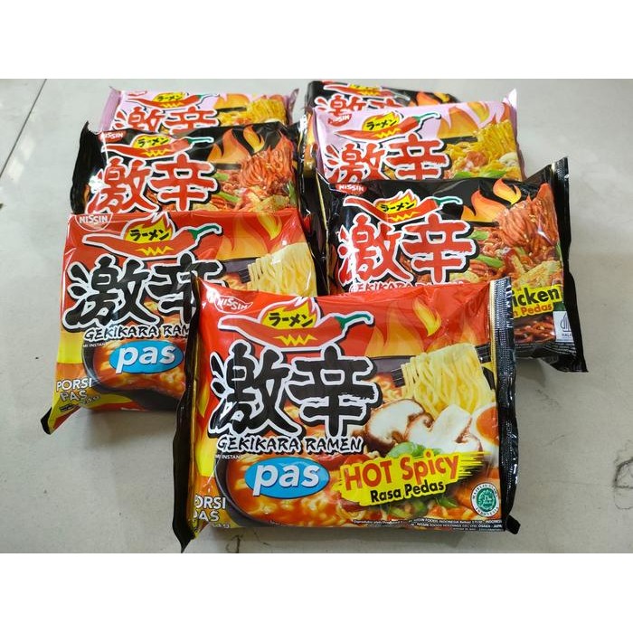 

PAKET 7 PCS MIE INSTANT RAMEN NISSIN GEKIKARA RAMEN PAS HALAL RAMEN ALA JEPANG ALL VARIANT HOT CARBO