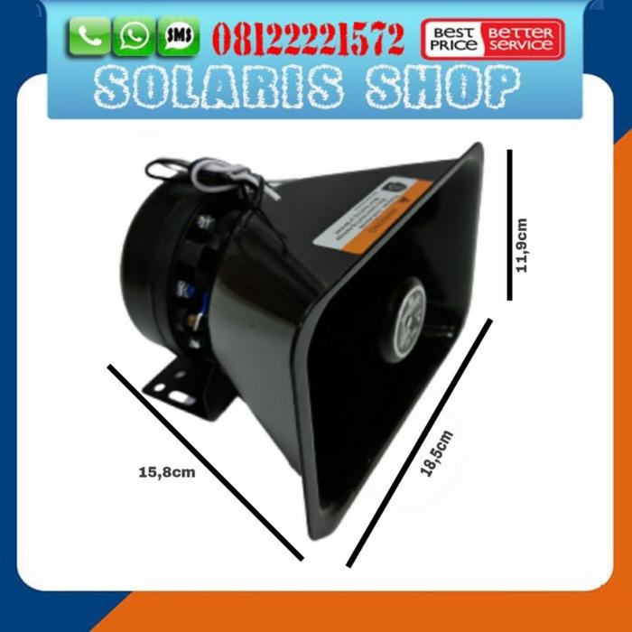 Mantab Toa Speaker Sirine Patwal/Toa Sirine Polisi/Toa Corong Kotak