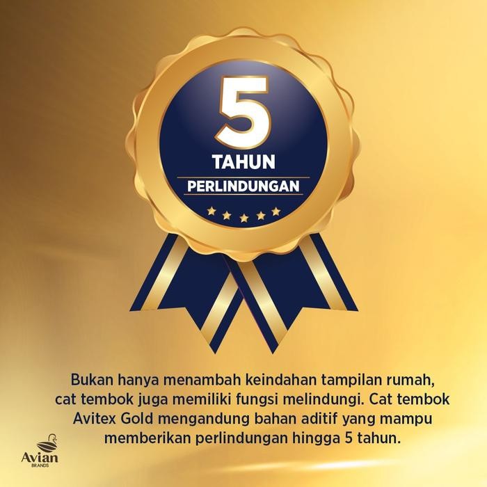 Senja_Craft Avitex Gold Cat Tembok Eksterior Dan Interior 25 Kg - Super White Cat Avitex 25Kg