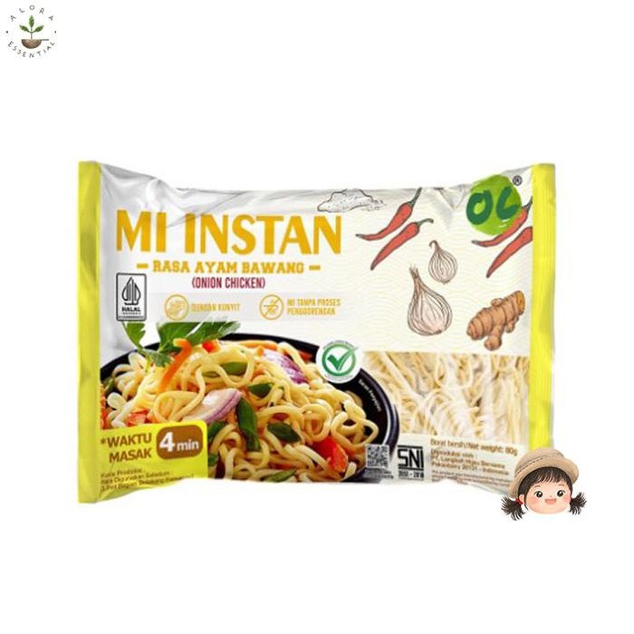 

ORGANIC CENTER MIE INSTAN AYAM BAWANG 100GR NON MSG - VEGGIE NOODLE