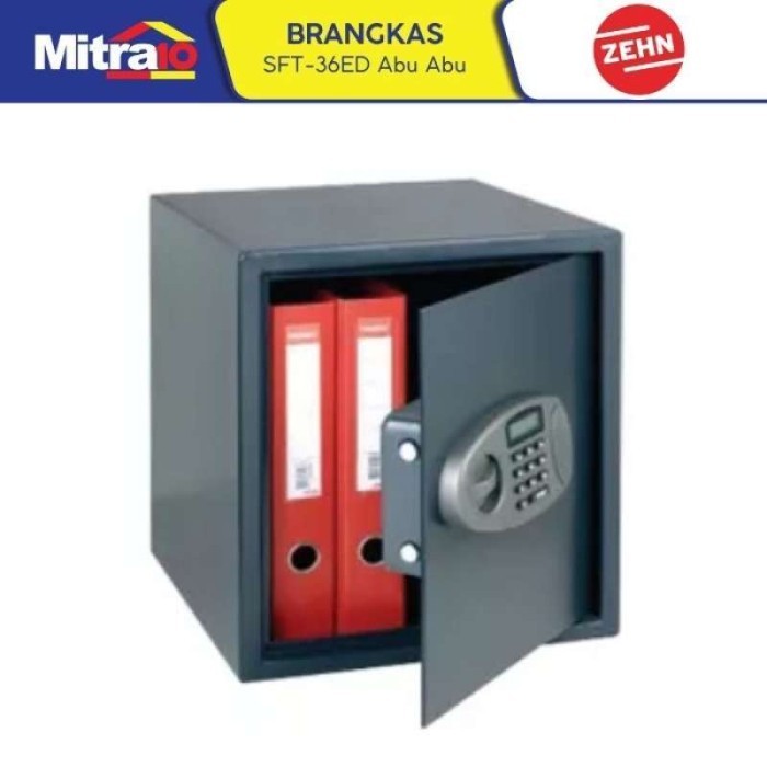 Terlaris Zehn Sft-36Ed 380X350X360 Grey File Safe Brankas Penyimpan Barang
