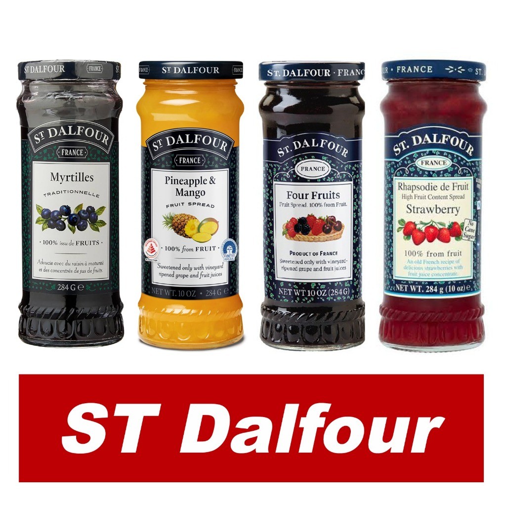 

Selai Buah St.Dalfour 284gr 100 %Fruits Spread Original Exp Maret 2026 PROMO HALAL