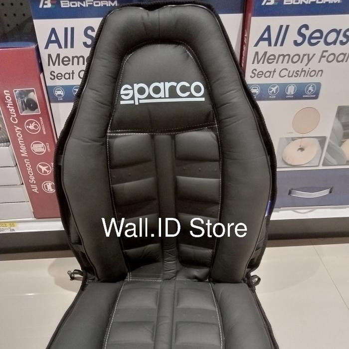 Sarung Jok/Alas Jok mobil sporty Hitam - Sparco Original 100%