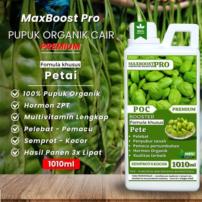 

terlaris Pupuk Organik Cair Pelebat Petai Plus Hormon Organik Poc Kompos Petai Booster Cair PETAI