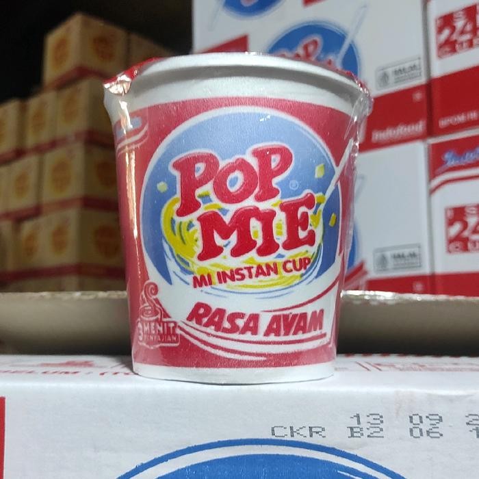 

Kualitas Terjamin Pop Mie Rasa Ayam 1 Dus Isi 24 Pcs Noodles Instan Indomie Kuah
