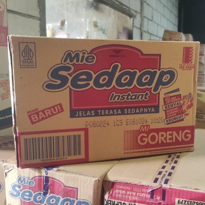 

Promo Terbatas Mie Instant Sedap Sedaap Goreng 1 Dus Isi 40 Pcs