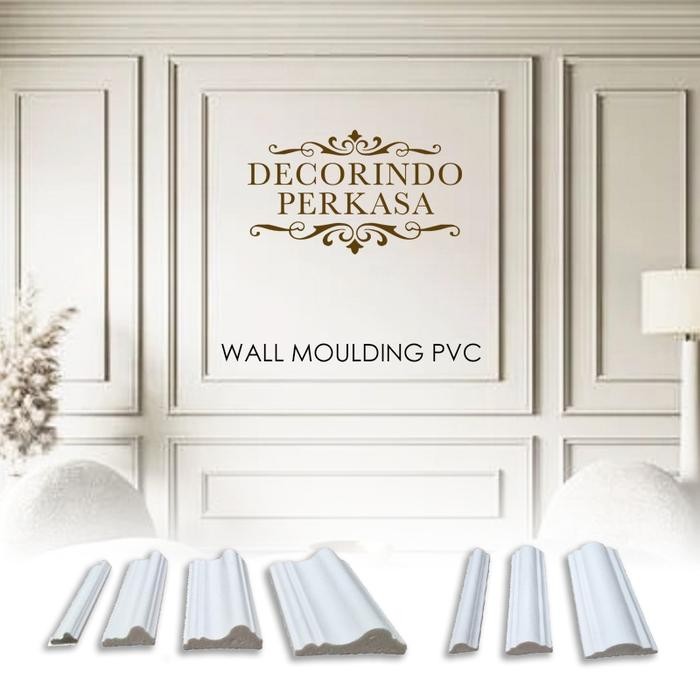 List Wall Moulding PVC Ukiran Dinding 2,4 Meter *
