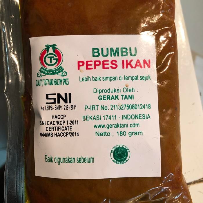 

TodayFre3sH- Bumbu Gerak Tani Pepes ikan 180gr