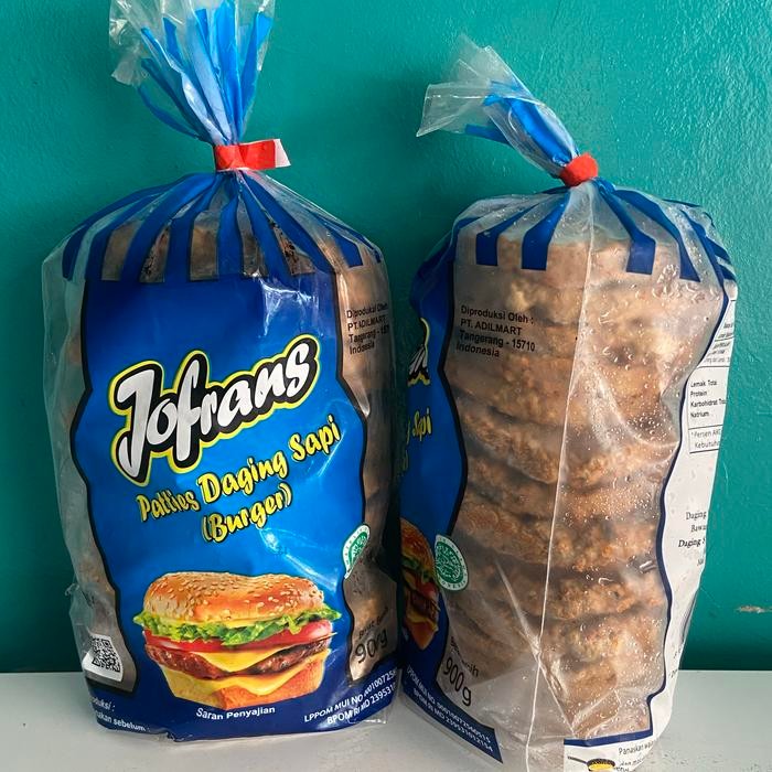 

BeliSkrg,KirimHariini- Jofrans beef burger patties burger steak 900gr