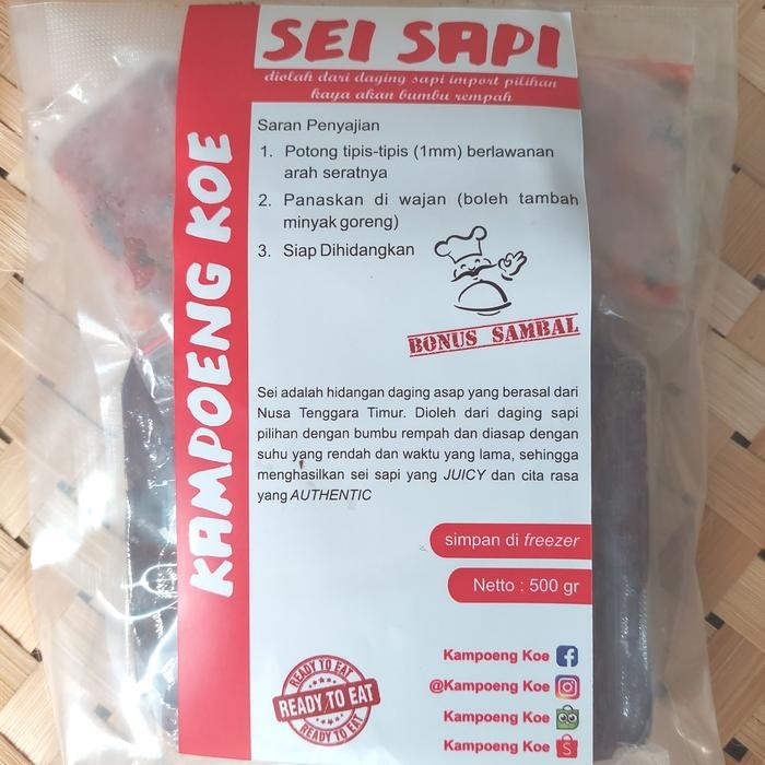 

BeliSkrg,KirimHariini- Sei Sapi Kampoeng Koe 500 Gr