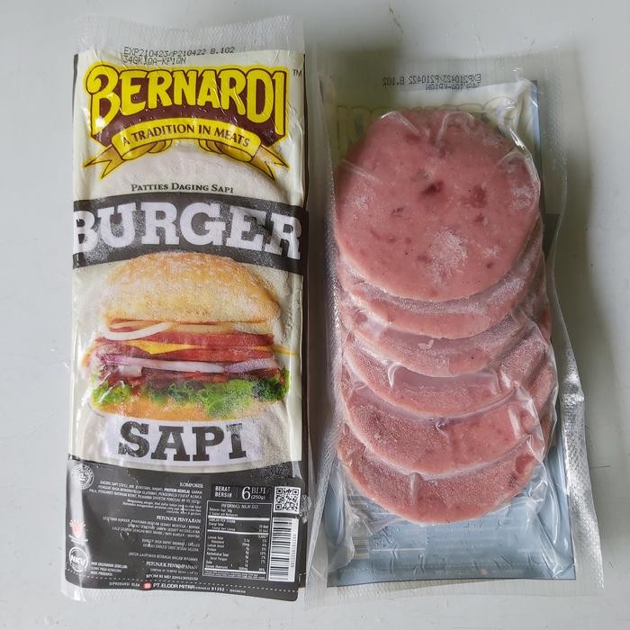 

BeliSkrg,KirimHariini- Bernardi Beef Burger 250 gram