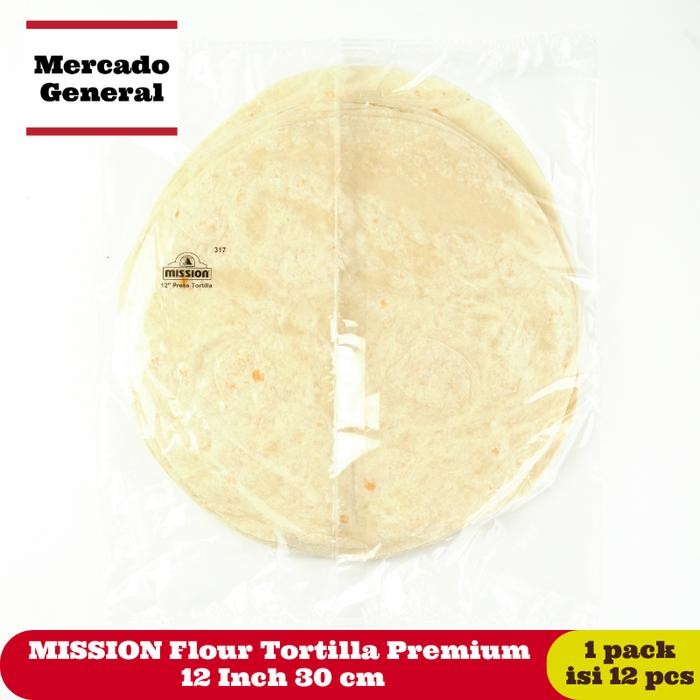 

PastikanDikirimLgsg- MISSION Flour Tortilla Premium 12 Inch 30 cm (1 pack isi 12 pcs)