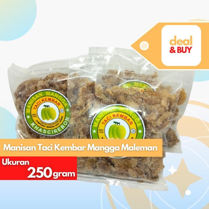 

PastikanDikirimLgsg- Manisan Mangga Maleman Basah Taci Kembar Khas Cirebon 250 gram