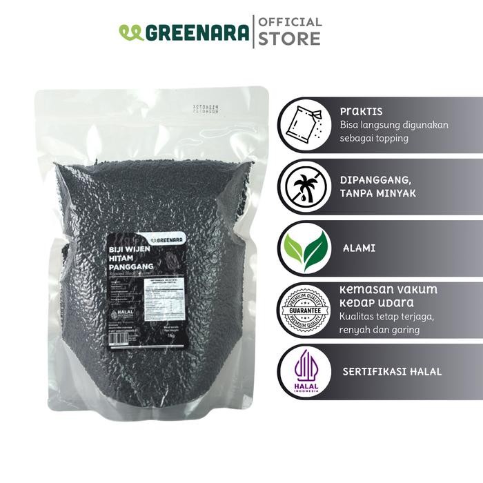 

PastikanDikirimLgsg- Wijen Hitam Panggang 1 Kg / Roasted Black Sesame Seed