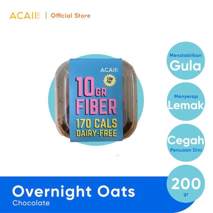 

PastikanDikirimLgsg- Acaii Tea Overnight Oats Chocolate 200gr