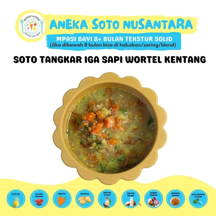 

PastikanDikirimLgsg- SOTO TANGKAR IGA SAPI WORTEL KENTANG (MPASI FROZEN)