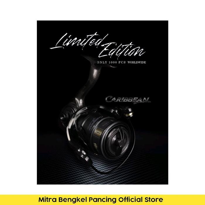 Reel Daido Caribbean 1000 - 2000Hs Salt Water Black Edition Reel Pancing Original