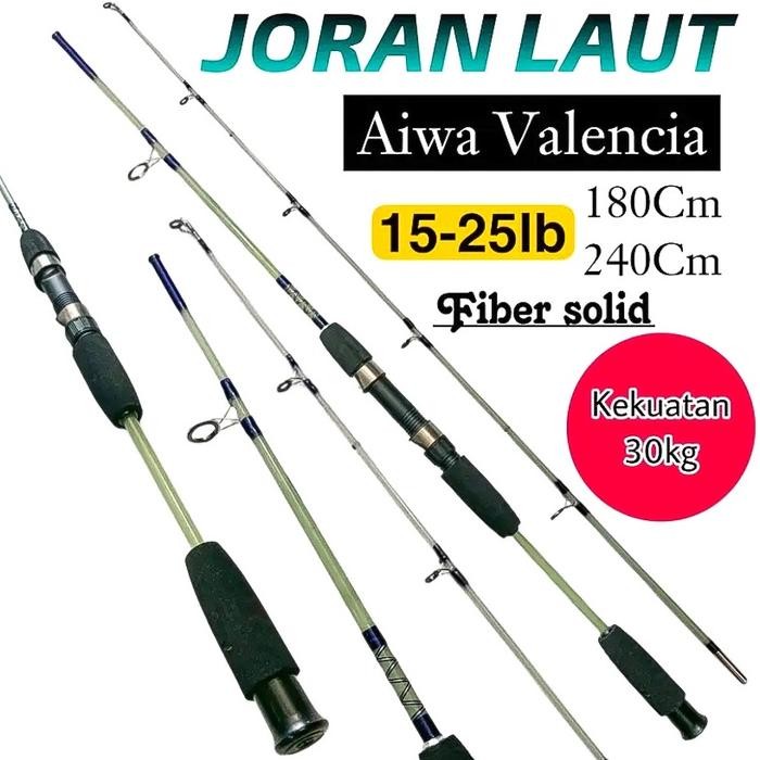 Joran Laut Aiwa Valencia Fiber Solid Bening