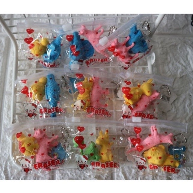 

(SALE) 36 PCS PENGHAPUS BENTUK MIX SET (ULTRAMAN + ANIMAL)