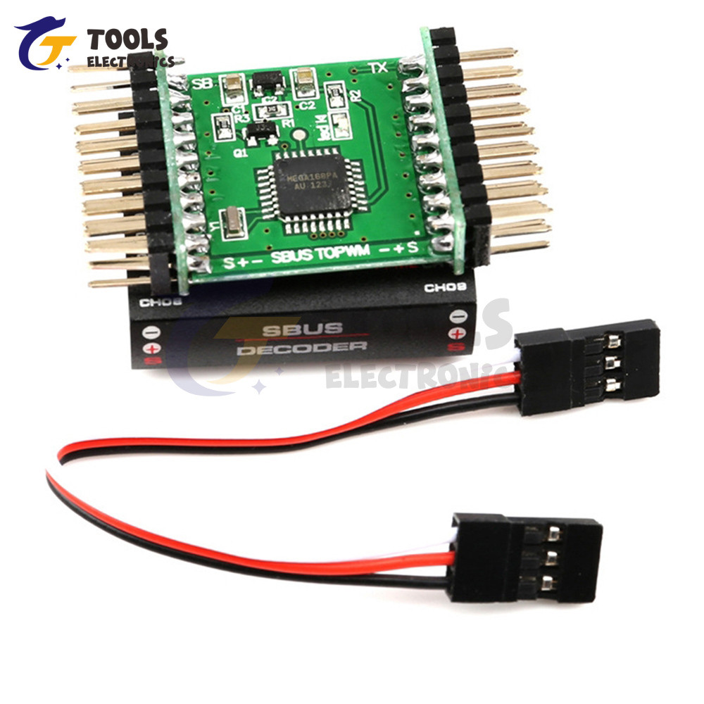 DIY 16 Channel SBUS To PWM PPM DECODER SBUS to PWM Converter For Frsky X8R RXSR Receiver Remote Cont