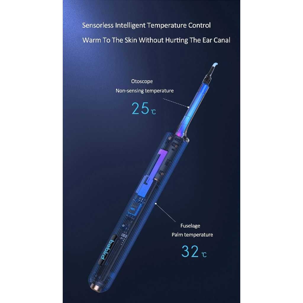 Bebird Note 3 Pro - Lite Version - Korek Kuping Tweezer Endoskop 10Mp