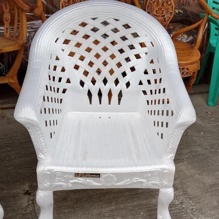 Terlaris Kursi Napolly Model Sofa Tiger Bt45, Kursi Santai Napolly, Plastik Tbl