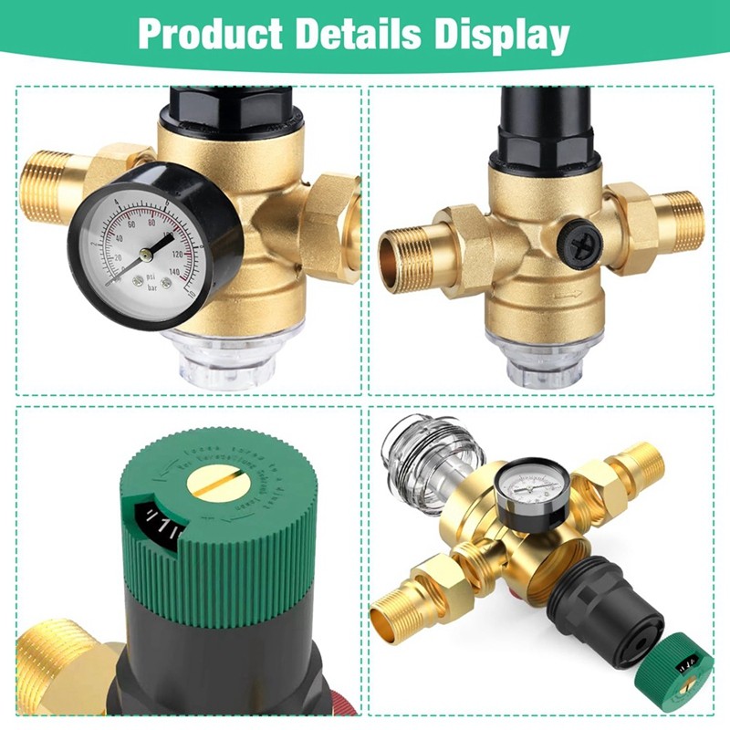 Water Pressure Regulator Pressure Regulator Water 3/4 Inch, Water Pressure Regulator With Water Pres