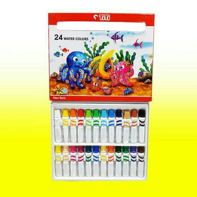 

Cat Air WAC-6ML-24 Water Colour 24 Warna/Water Colors